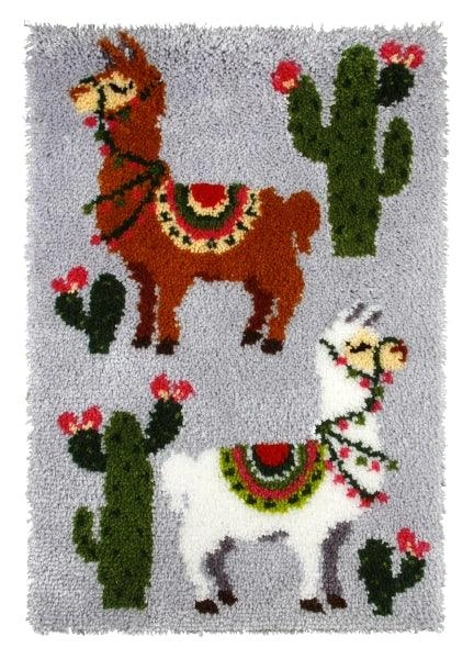 Cozy AlpacaLatch Hook Rug Kit – Craft Your Dream Wool Masterpiece!