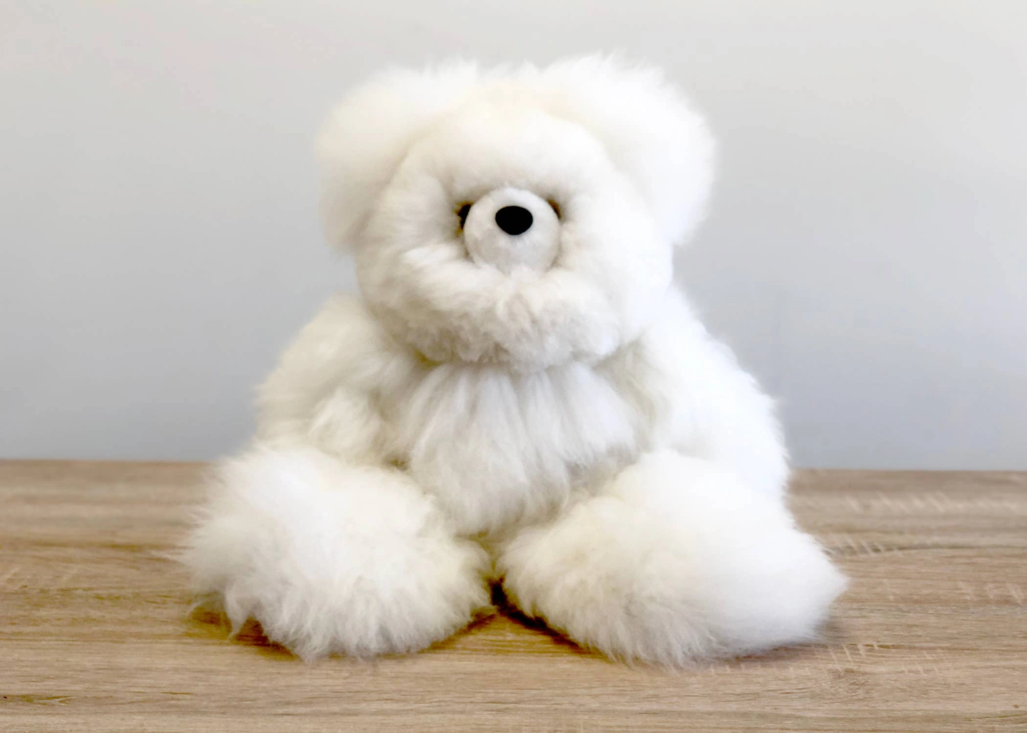 Cozy Cloud Bear: 21" Giant Alpaca Plush – Snuggly & Soft!